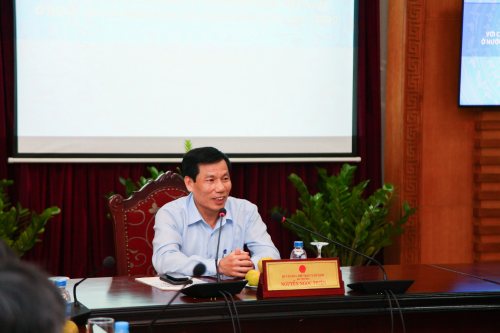  Bộ trưởng Bộ VHTTDL Nguyễn Ngọc Thiện phát biểu tại buổi làm việc